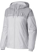 Brooklyn Nets Womens Columbia Flash Forward Lined Light Weight Jacket - White