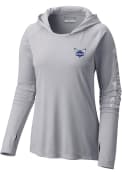 Charlotte Hornets Womens Columbia Tidal Tee Hooded Sweatshirt - Grey