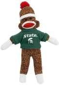 Michigan State Spartans 8 Inch Sock Monkey Plush
