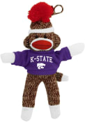 Brown K-State Wildcats 4 Inch Sock Monkey Keychain