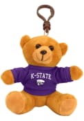 K-State Wildcats 4 Inch Bear Keychain