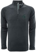 Michigan State Spartans Levelwear Metro 1/4 Zip Pullover - Charcoal