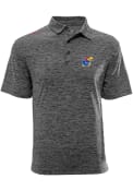 Kansas Jayhawks Levelwear Haze Polo Shirt - Grey