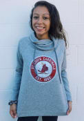 St Louis Cardinals Womens Levelwear Craze Crew Sweatshirt - Grey