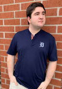 Detroit Tigers Levelwear Spark Overlap Polo Shirt - Navy Blue