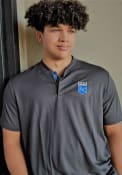 Kansas City Royals Levelwear Spark Overlap Polo Shirt - Charcoal