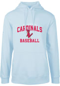 St Louis Cardinals Levelwear PRE-GAME PODIUM Hooded Sweatshirt - Light Blue