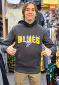 St Louis Blues Levelwear Alliance Veteran Crew Sweatshirt - Charcoal