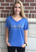 Pitt Panthers Womens College T-Shirt - Blue