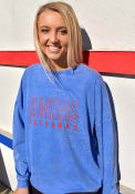 Kansas Jayhawks Womens College T-Shirt - Blue