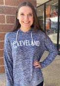 Cleveland Women's Navy Long Sleeve Tunic Hood