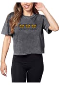 Missouri Tigers Womens Short N Sweet Crop T-Shirt - Grey