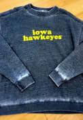 Iowa Hawkeyes Womens Campus Crew Sweatshirt - Charcoal