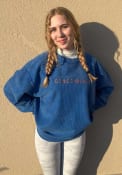 Cincinnati Womens Corded Crew Sweatshirt - Blue