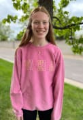 Wichita Womens Corded Crew Sweatshirt - Pink