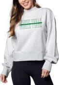 North Texas Mean Green Womens Hailey Crew Sweatshirt - Grey