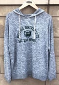Baylor Bears Womens Cozy Tunic Hooded Sweatshirt - Grey