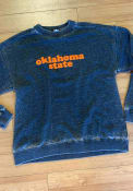 Oklahoma State Cowboys Womens Campus Crew Sweatshirt - Charcoal