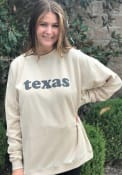 Texas Womens Campus Crew Sweatshirt - Oatmeal