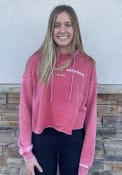 Arkansas Razorbacks Womens Campus Hooded Sweatshirt - Cardinal