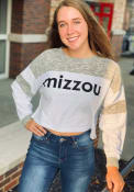 Missouri Tigers Womens Cozy Colorblock T-Shirt - White