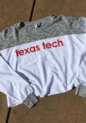 Texas Tech Red Raiders Womens Cozy Colorblock T-Shirt - White