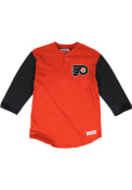 Mitchell and Ness Philadelphia Flyers Orange In the Clutch Fashion Tee