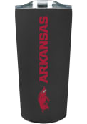 Arkansas Razorbacks Team Logo 18oz Soft Touch Stainless Steel Tumbler - Black