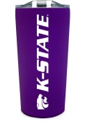 K-State Wildcats Team Logo 18oz Soft Touch Stainless Steel Tumbler - Purple
