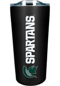 Michigan State Spartans Team Logo 18oz Soft Touch Stainless Steel Tumbler - Black