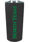 North Texas Mean Green Team Logo 18oz Soft Touch Stainless Steel Tumbler - Black