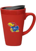 Kansas Jayhawks 16oz Soft Touch With Lid Mug
