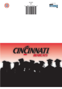 Cincinnati Bearcats Black Graduation Card