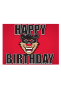 Cincinnati Bearcats Red Happy Birthday Logo Card