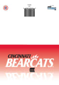 Cincinnati Bearcats Red CINCY BDAY Card