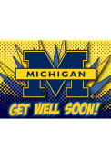 Michigan Wolverines Get Well Card