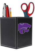 Brown K-State Wildcats 3.5x4 Square Caddy Desk Caddy
