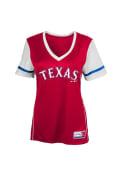 Texas Rangers Girls Red Curveball T-Shirt