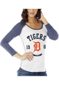 Detroit Tigers Womens White City Banner Women's Scoop