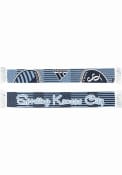 Sporting Kansas City Womens Adidas Polka Dot and Strip Sublimated Scarf - Navy Blue