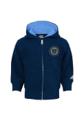 Philadelphia Union Baby Basic Full Zip Sweatshirt - Navy Blue