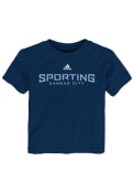 Sporting Kansas City Boys Navy Blue Wordmark T-Shirt
