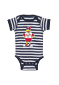 St Louis Cardinals Baby Navy Blue Infant Baby Mascot One Piece