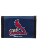 St Louis Cardinals Nylon Trifold Wallet - Navy Blue
