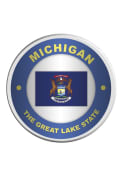 Michigan 2 Pack Car Coaster - Blue