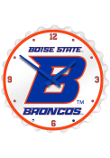 Boise State Broncos Letter Logo Bottle Cap Wall Clock