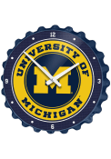 Michigan Wolverines Bottle Cap Wall Clock
