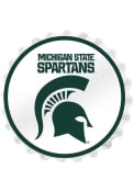 Michigan State Spartans Block Bottle Cap Sign