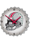 Ohio State Buckeyes Helmet Bottle Cap Wall Clock