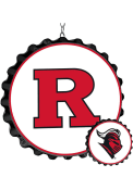Rutgers Scarlet Knights Bottle Cap Dangler Sign